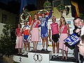 Daags na de Tour: Boxmeer<br />maandag 26 juli 2004<br />Het podium in Boxmeer (1: Knaven, 2: Voeckler, 3: Zabel)<br /><br />FOTO: Majeur Boxmeer