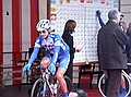 Dwars door Vlaanderen<br />24 maart 2004<br />Servais bij de start in Kortrijk<br />Foto: Kim Craeninckx