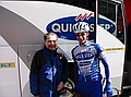 Dwars door Vlaanderen<br />24 maart 2004<br />Servais samen met Willy de Moor<br />Foto: Evert de Moor