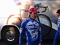 Dwars door Vlaanderen<br />24 maart 2004<br />Servais na afloop bij het hotel in Gent<br />Foto: Evert de Moor