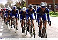 Gent - Wevelgem<br />7 april 2004<br />CRETSKENS Wilfried, BODROGI Laszlo, KNAVEN Servais, MUSEEUW Johan, BOONEN Tom<br />Foto: Tim de Waele - ISO SPORT