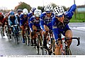 Gent - Wevelgem<br />7 april 2004<br />NUYENS Nick, CRETSKENS Wilfried, KNAVEN Servais<br />Foto: Tim de Waele  - ISO SPORT