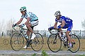04-04-2004<br />Ronde van Vlaanderen<br />Nico Mattan en Servais<br />Foto: L. Claessen - actiefotos.be