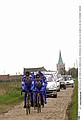 Verkenning parcours Parijs - Roubaix<br />9 april 2004<br /><br />Foto: Tim de Waele - ISO SPORT