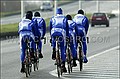 24 februari 2004<br />Verkenning parcours Omloop Het Volk<br />FOTO: COR VOS
