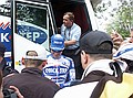 Tour de France<br />4 juli 2004<br /><br />Servais voor de start van de 1e etappe