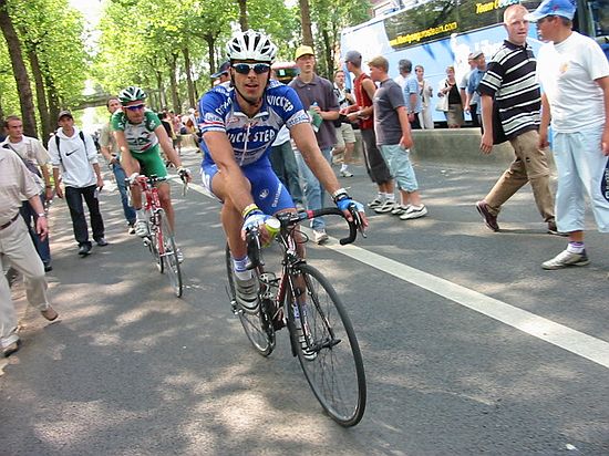 Tour de France - 6 juli 2004<br />3e etappe: Waterloo - Wasquehal<br />Finish: Wasquehal<br />FOTO: EVERT DE MOOR