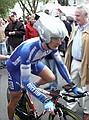 Tour de France<br />3 juli 2004<br />De Proloog - Luik<br />Servais op weg naar de start