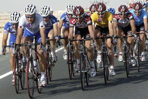 Ronde van Qatar<br />donderdag 3 februari 2005<br />4e etappe: Al Zubarah > Doha Landmark<br /><br />FOTO: COR VOS