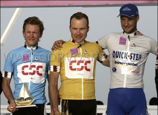 Ronde van Qatar<br />vrijdag 4 februari 2005<br />5e etappe: Sealine Beach Resort > Doha Corniche<br /><br />FOTO: COR VOS