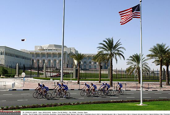 Ronde van Qatar <br />27 & 28 januari 2005<br />Training<br /><br />FOTO: TIM DE WAELE
