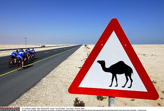Ronde van Qatar <br />27 & 28 januari 2005<br />Training<br /><br />FOTO: TIM DE WAELE