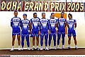 GP Doha International <br />zaterdag 28 januari 2005<br />Voorstelling Quick-Step ploeg<br /><br />FOTO: TIM DE WAELE
