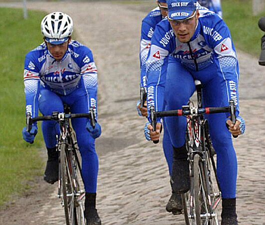 Verkenning Parijs-Roubaix<br />vrijdag 8 april 2004<br /><br />Foto: FOTONEWS