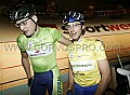 Zesdaagse van Rotterdam<br />Donderdag 6 januari 2005 <br />Magnus Backstedt en Servais Knaven<br /><br />FOTO: COR VOS 2005