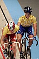 Zesdaagse van Rotterdam<br />Donderdag 6 januari 2005 <br />Andreas Beikirch en Servais Knaven<br /><br />FOTO: COR VOS 2005
