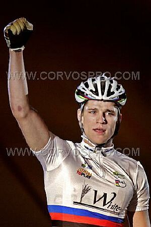 Zesdaagse van Rotterdam<br />vrijdag 7 januari 2004<br />Theo Bos <br /><br />FOTO:  foto Cor Vos 2005
