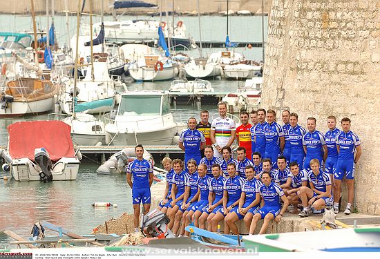 Cycling : Team Quick-Step Innergetic 2006Equipe / Ploeg / QSI