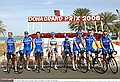 Cycling : Tour Qatar 2006 / GP DohaTeam Quick-Step Innergetic / TRENTI Guido ( Ita ) / TOSATTO Matteo ( Ita ) / KNAVEN Servais ( Ned ) / BOONEN Tom ( Bel ) / DE JONGH Steven ( Ned ) / VAN IMPE Kevin ( Bel ) / HULSMANS Kevin ( Bel ) / CRETSKENS Wilfried ( Bel )Doha Corniche - Doha Corniche ( 108 km )International Doha Grand Prix