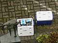 NK wielrennen<br />28 juni 2009<br /><br />" Het mag dorstig weer worden, voorraad genoeg ! "<br /><br />foto: V� en Mie
