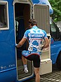 NK wielrennen<br />28 juni 2009<br /><br />" ik kom er pas terug uit als het zonnig wordt"<br /><br />foto: V� en Mie