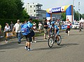 NK wielrennen<br />28 juni 2009<br /><br />" de finish voorbij "<br /><br />foto: V� en Mie