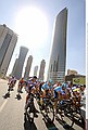 Cycling : 8th Tour of Qatar / Stage 4Illustration Illustratie / Peleton Peloton / DOHA City Ville Stad / Landscape Paysage Landschap / Maarten WYNANTS (Bel) / Servais KNAVEN (Ned) /Doha Old Souq - Madinat Al Shamal  (141 Km) / Rit Etape / &copy; Tim De Waele