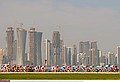 Cycling : 8th Tour of Qatar / Stage 6Illustration Illustratie / Peleton Peloton / Doha  City Ville Stad / Landscape Paysage Landschap /Sealine Beach Resort - Doha Corniche (121 Km) / Rit Etape / &copy; Tim De Waele